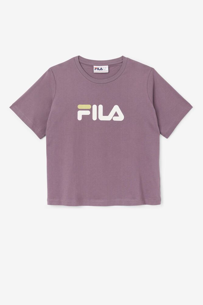 Fila T-Shirt Womens Purple - Thea - Philippines 4873610-UE